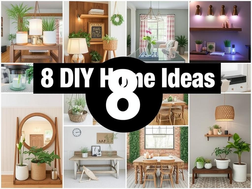 8 DIY Home Ideasфото